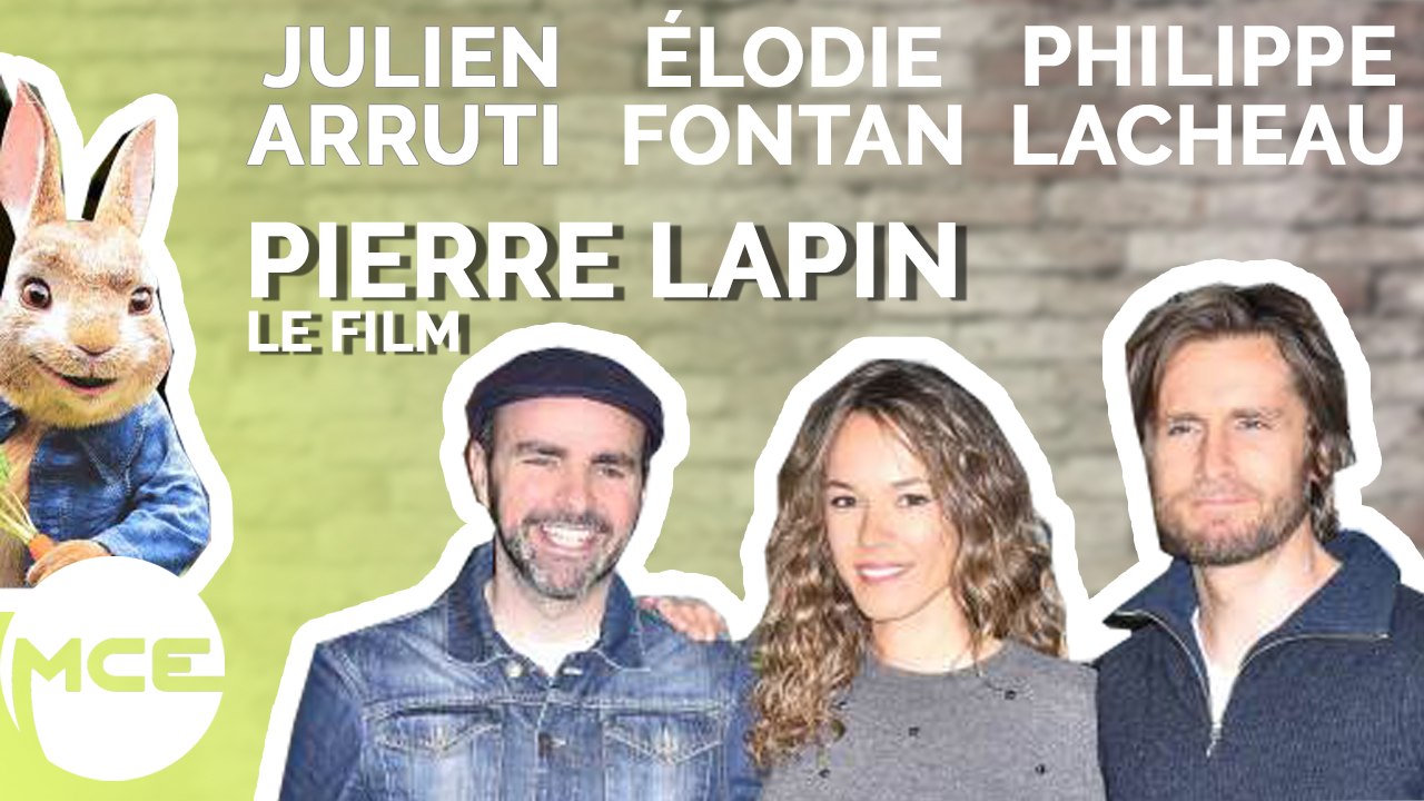 Junket Pierre Lapin  - Interview 100% Lapin by MCE