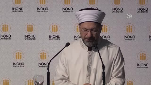 Erbaş: Din İstismarı Sosyal Boyutları Aşarak Güvenlik Meselesi Haline Gelmiştir