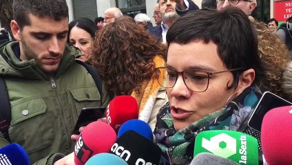 Natàlia Sànchez (CUP): 'El que vol l'estat és reprimir tot un moviment i guanyar als jutjats el que no pot guanyar a les urnes'