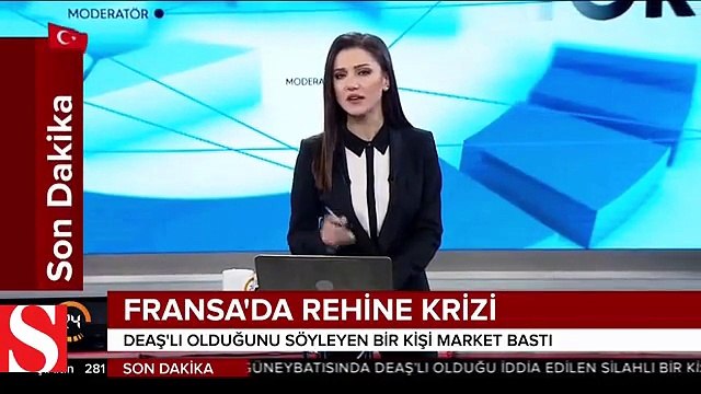 Fransa�da rehine krizi: Bir polis vuruldu