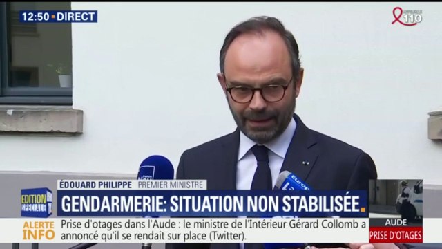 Edouard Philippe : Toutes les informations laissent à penser qu'il s'agirait d'un acte terroriste