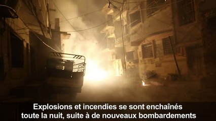 Ghouta orinetale: nuit d'enfer à Douma
