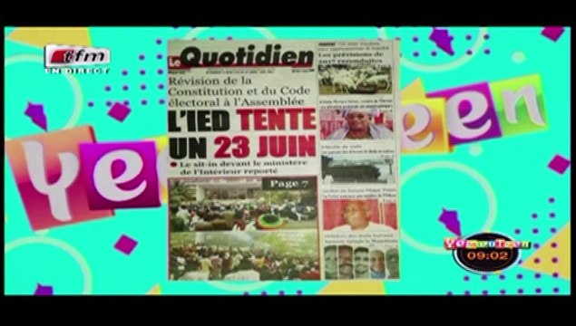 RUBRIQUE REVUE DES TITRES avec MAME BIRAM DIOUF dans Yeewu Leen du 23 Mars 2018