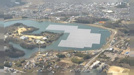 Centrale solaire flottante japonaise