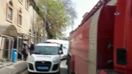 Kiliseden dönüştürülen kültür merkezinde korkutan yangın