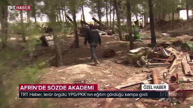 TRT Haber terör örgütü YPG/PKK'nın eğitim gördüğü kampa girdi