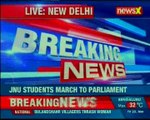Johri harrasment case: JNU students now protest towards parliament