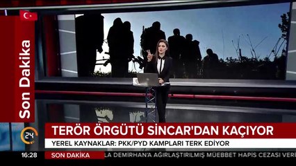 Terör örgütü Sincar'dan kaçıyor