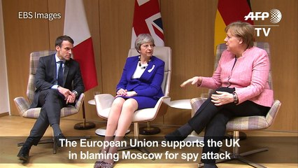 EU blames Moscow for UK spy attack, recalls envoy