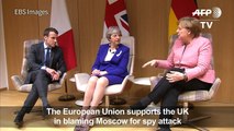 EU blames Moscow for UK spy attack, recalls envoy