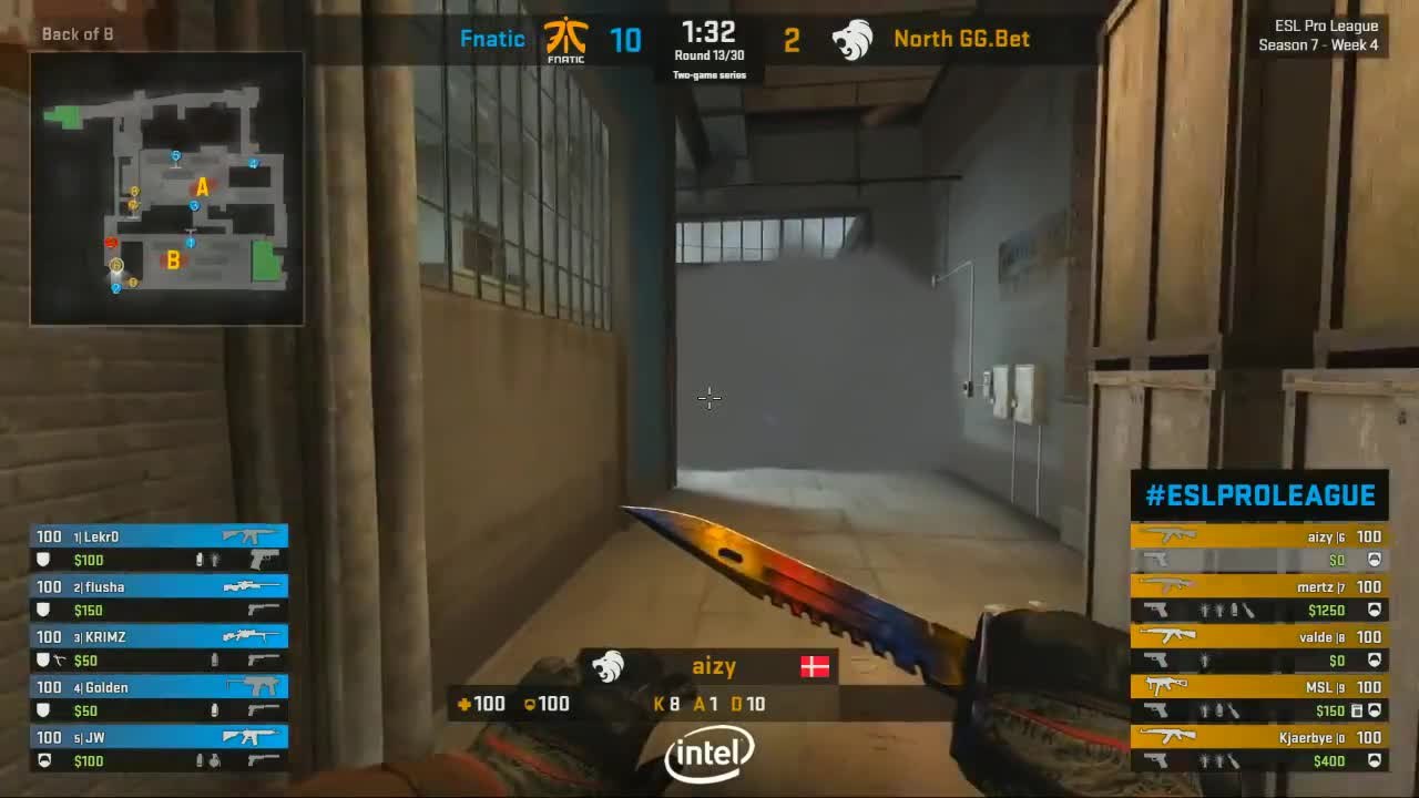 Flusha behind them