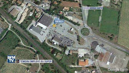 Prise d'otages à Trèbes: "Tout le monde s'est sauvé", raconte un employé du supermarché