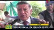 Tacna: César Acuña saluda renuncia de Pedro Pablo Kuczynski