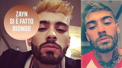 Zayn Malik si fa biondo dopo la rottura con Gigi