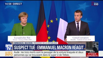 "La menace terroriste demeure élevée", prévient Emmanuel Macron