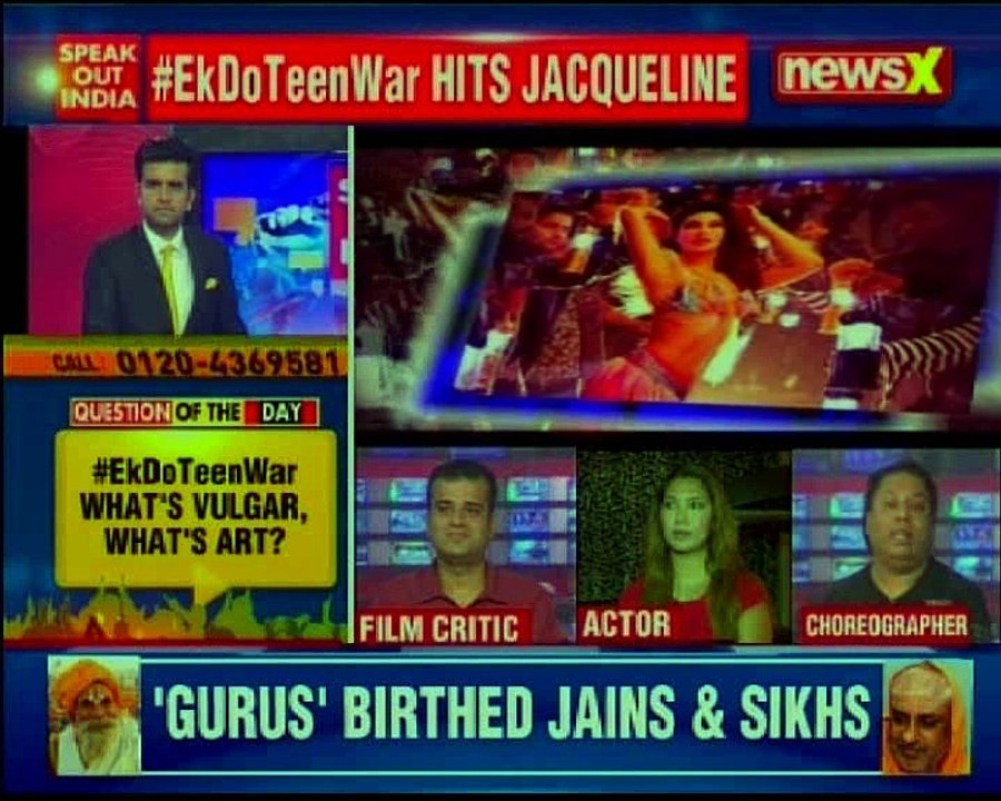 Ek do teen war hits jacqueline; what's vulgar,...