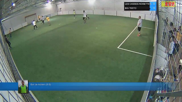 But de Adrien (0-5) - LES CASSES-NOISETTES Vs BIG TESTO - 22/03/18 21:00 - LIGUE 3
