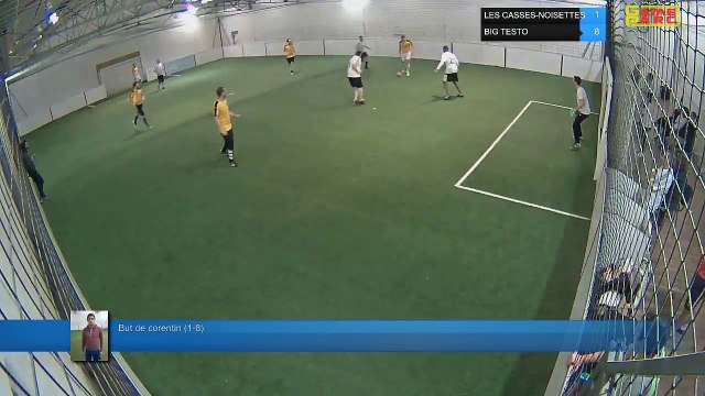 But de corentin (1-8) - LES CASSES-NOISETTES Vs BIG TESTO - 22/03/18 21:00 - LIGUE 3