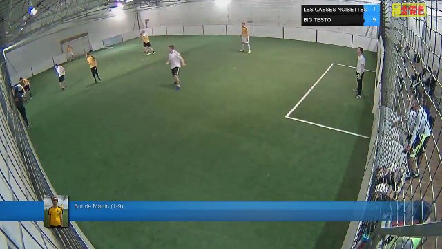 But de Martin (1-9) - LES CASSES-NOISETTES Vs BIG TESTO - 22/03/18 21:00 - LIGUE 3