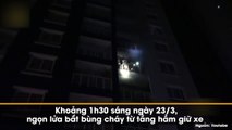 [1280x720] Cháy chung cư Carina Chuông báo cháy câm lặng, khói bốc lên tầng 14 mới biết cháy - Video Dailymotion