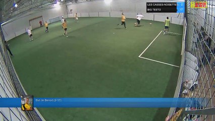 But de Benoit (2-17) - LES CASSES-NOISETTES Vs BIG TESTO - 22/03/18 21:00 - LIGUE 3