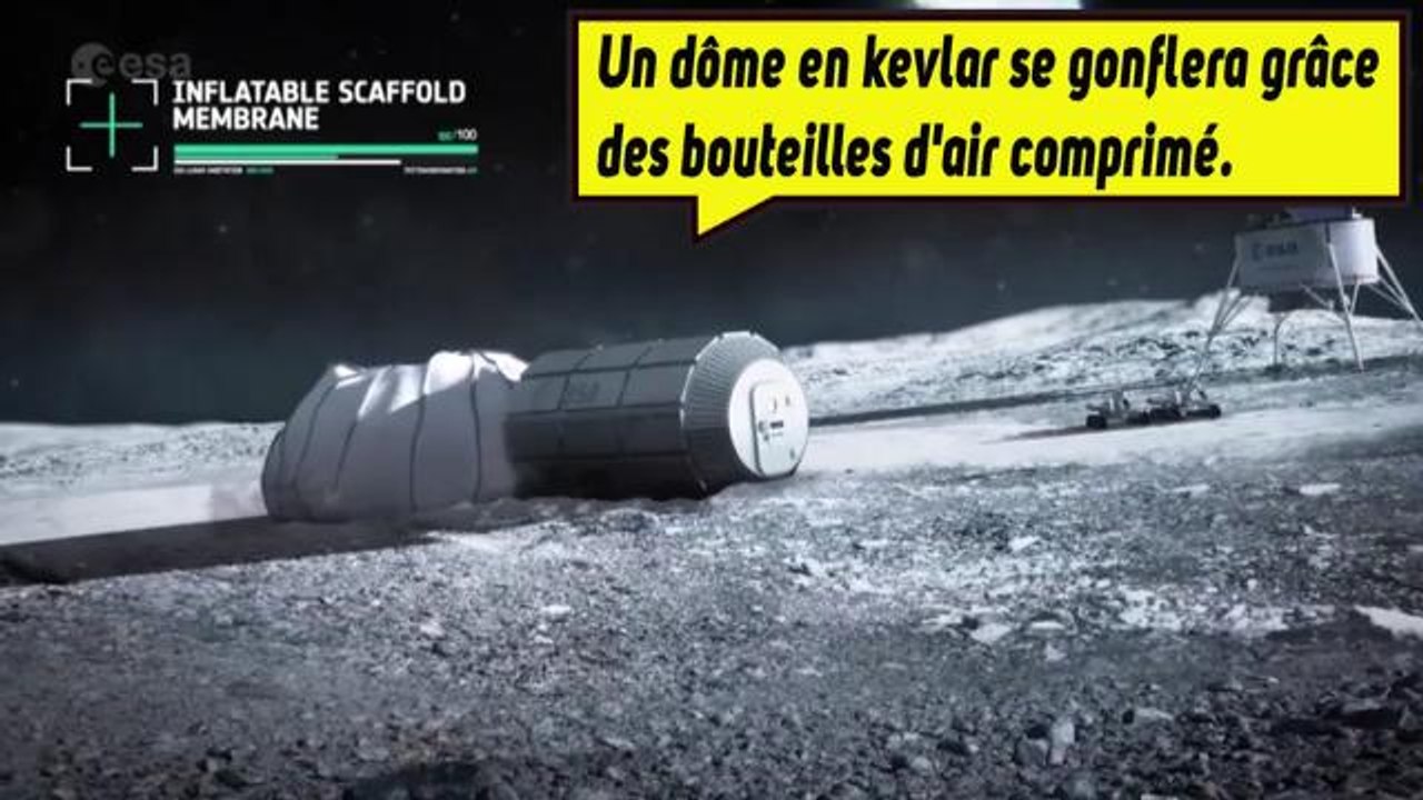 Pourquoi l'Agence spatiale européenne veut-elle fonder une colonie sur la Lune ?
