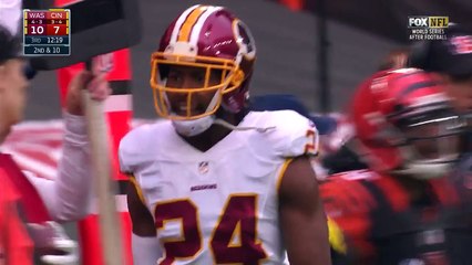 2016 - Josh Norman dives to break up pass intended for A.J. Green