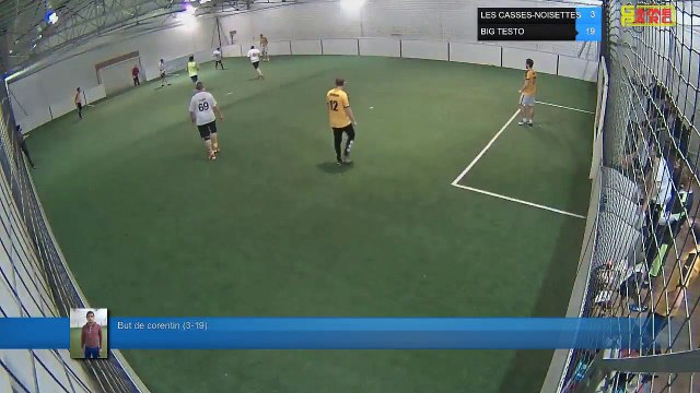 But de corentin (3-19) - LES CASSES-NOISETTES Vs BIG TESTO - 22/03/18 21:00 - LIGUE 3