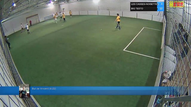 But de Vincent (4-22) - LES CASSES-NOISETTES Vs BIG TESTO - 22/03/18 21:00 - LIGUE 3