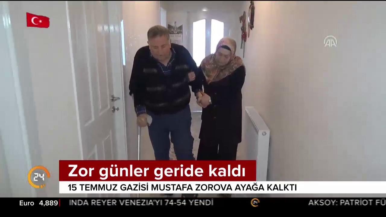 Gazimiz dimdik ayakta