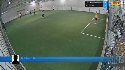 But de Bruno (6-25) - LES CASSES-NOISETTES Vs BIG TESTO - 22/03/18 21:00 - LIGUE 3