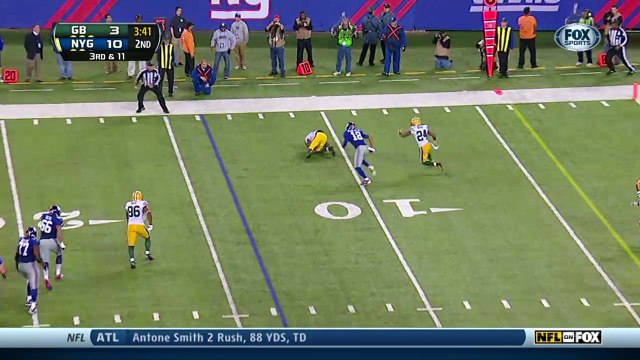 2013 - Green Bay Packers cornerback Tramon Williams intercepts Manning's pass