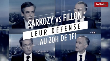 SARKOZY vs FILLON : leur défense au 20h de TF1