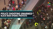Police Shooting Unarmed Black Man Sparks Protests