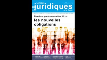 FONCTION PUBLIQUE TERRITORIALE ELECTIONS PROFESSIONNELLES 2018 LA GAZETTE des COMMUNES