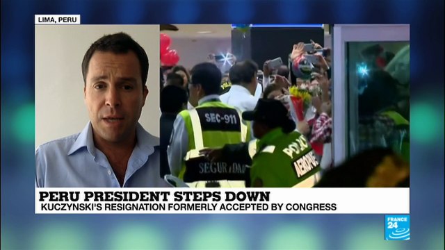 Peru''s congress accepts the resignation of President Kuczynski