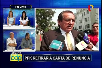 Jorge del Castillo se pronuncia sobre texto preliminar que declara a PPK como “traidor a la patria"