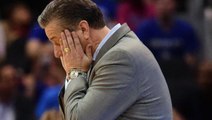 UK's Calipari reacts to stunning loss to K-State