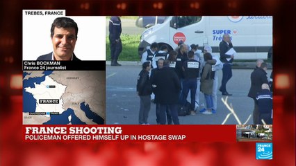 France shooting: Police officer fighting for his life in hospital