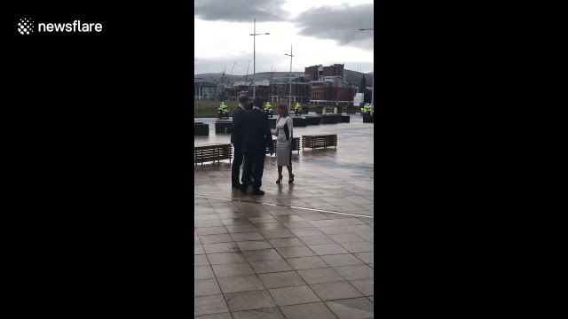 Prince Harry and Meghan Markle make surprise visit to Northern Ireland