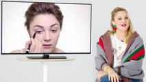 Drew Barrymore Fact Checks Beauty Tutorials on YouTube