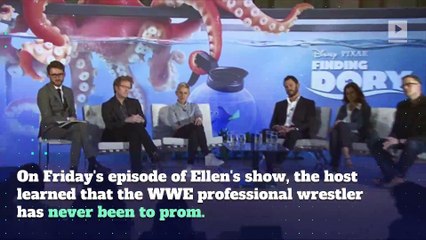 John Cena Finally Gets to go to Prom Thanks to Ellen DeGeneres