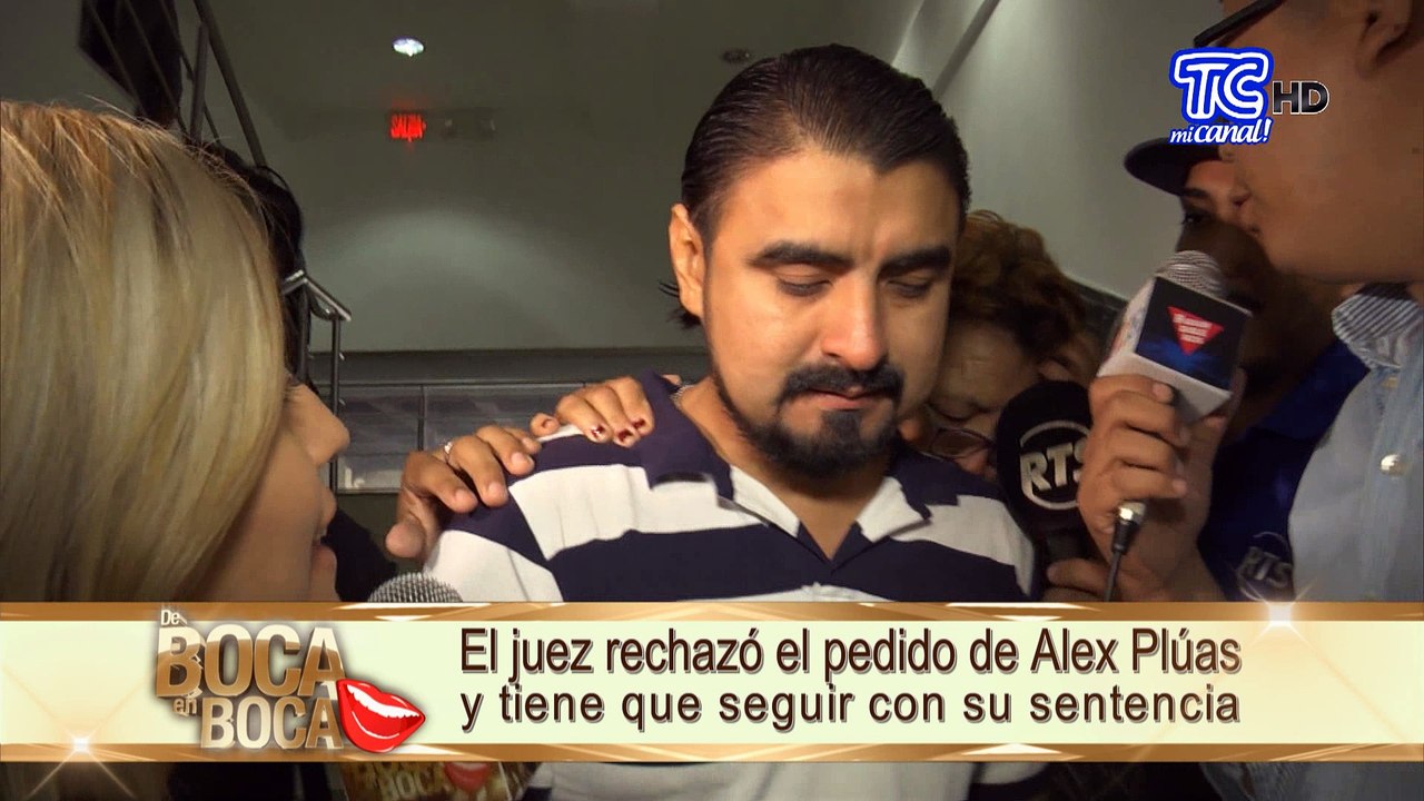 Alex Plúas con lágrimas en los ojos nos habla sobre la decisión del juez