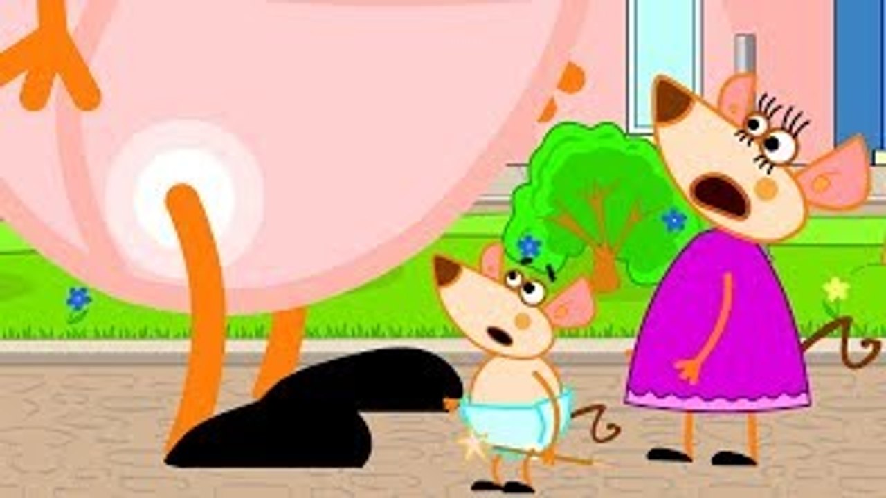 Mouse Family | Cartoon for Kids | New Episode #40 Magic Trick Gone Wrong
