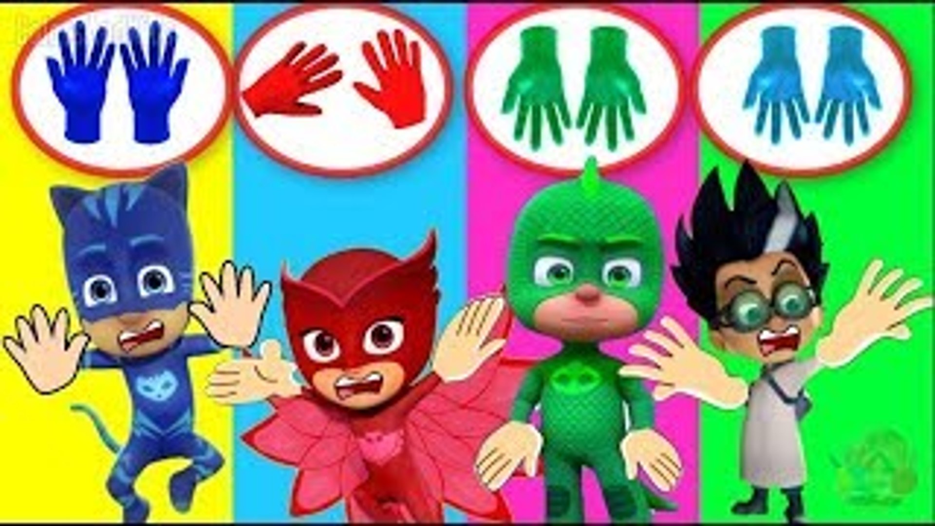 PJ Masks Learn Colors Baby PJ Masks Finger Family Rhymes for Kids