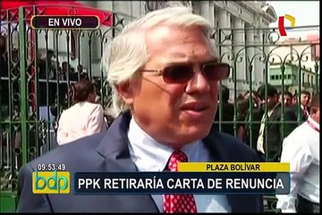 Parlamentarios se pronunciaron por situación de PPK