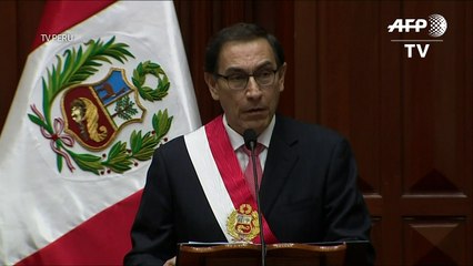 Vizcarra promete ser "firme en la lucha contra la corrupción"