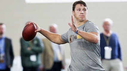 Josh Allen shows off his arm strength with 80-yard throws at his pro day