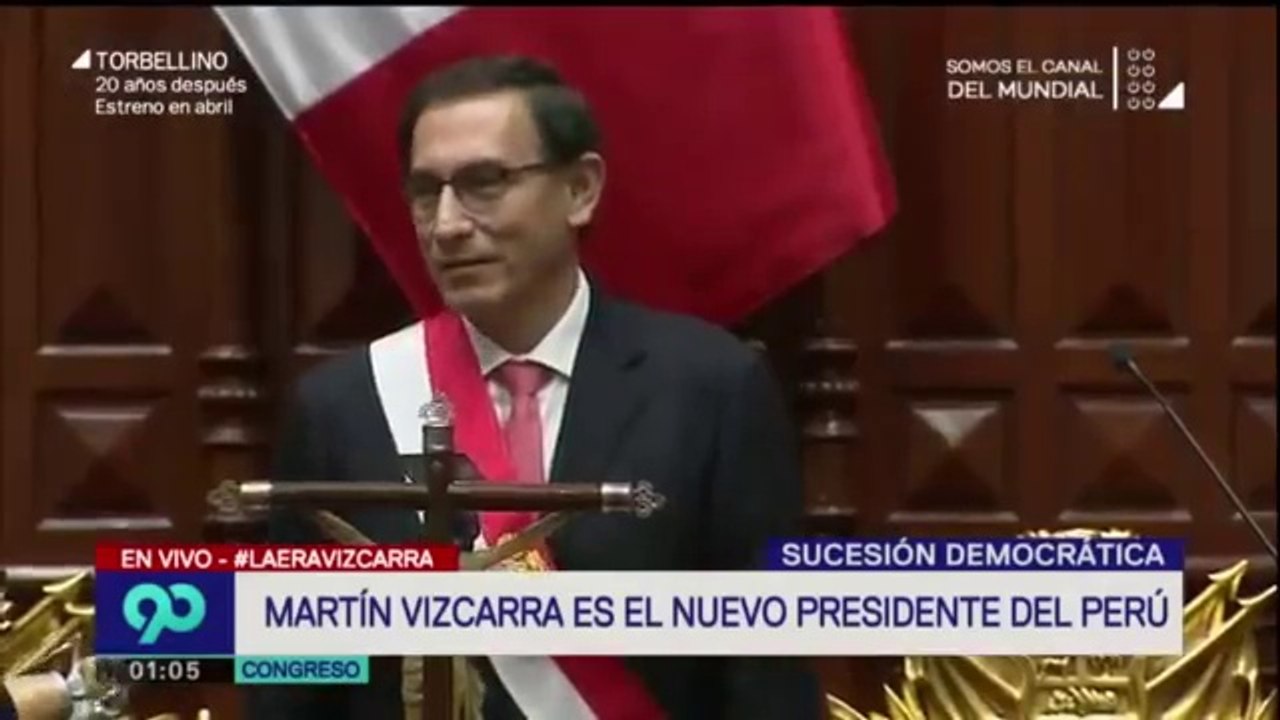 Martín Vizcarra es nuevo presidente de la República del Peru