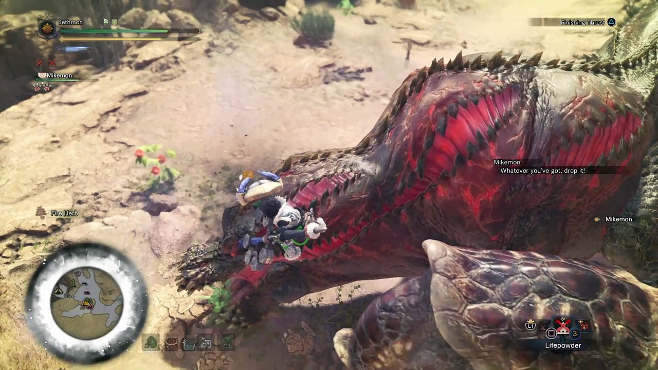 Monster Hunter: World Deviljho in the new world!